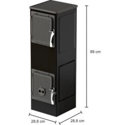 Werkstattofen Toba 2.0 (UNI 1000) Stahl Schwarz 6 KW EEK: A+ -Startseite Umfassend 048126095445 VM01 100223 L