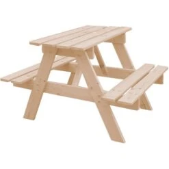 Timbela Kindersitzgarnitur Holz M012-1 Klein -Startseite Umfassend 060827950648 11023400 S 03