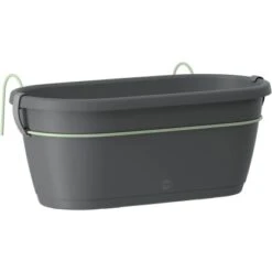 Emsa Poétic City Hängetopf 40 Cm X 20 Cm Granit