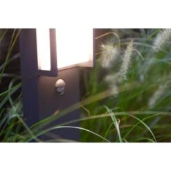 Lutec LED-Wegeleuchte Qubo 1-flammig Anthrazit 75 Cm X 11 Cm X 9,3 Cm -Startseite Umfassend 277022 3746 AB 03