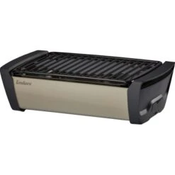 Enders®Holzkohle-Tischgrill Aurora Taupe Raucharm