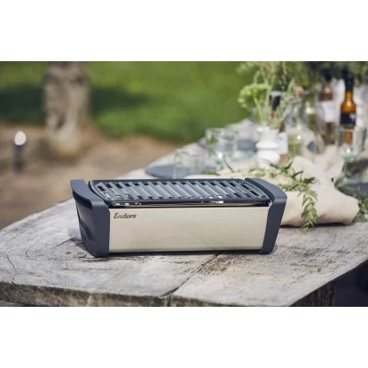 Enders®Holzkohle-Tischgrill Aurora Taupe Raucharm 2 Enders®Holzkohle-Tischgrill Aurora Taupe Raucharm – Bild 2