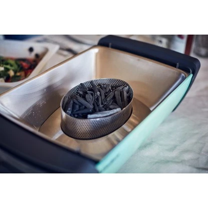 Enders®Holzkohle-Tischgrill Aurora Taupe Raucharm 5 Enders®Holzkohle-Tischgrill Aurora Taupe Raucharm – Bild 5