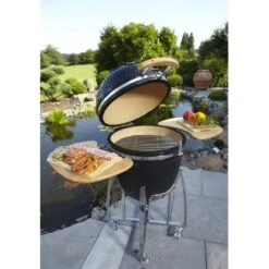 Buschbeck Keramik-Ofen Kamado Schwarz -Startseite Umfassend 294942 4224 7