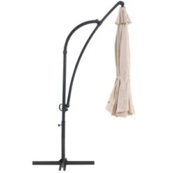 Ampelschirm Cocoa Beach Ø 350 Cm Beige Mit Kurbel -Startseite Umfassend 38 3299 OBI Ampelschirm 12