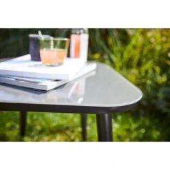 Balkonmöbel-Set Aliceville 3-teilig Polyrattan Grün-Grau 17 Balkonmöbel-Set Aliceville 3-teilig Polyrattan Grün-Grau -Startseite Umfassend 3952942 3