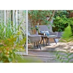 Balkonmöbel-Set Aliceville 3-teilig Polyrattan Grün-Grau 18 Balkonmöbel-Set Aliceville 3-teilig Polyrattan Grün-Grau -Startseite Umfassend 395294 Retro