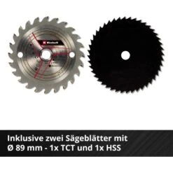 Einhell Power X-Change Akku-Mini Handkreisssäge TE-CS 18/89 Li Solo -Startseite Umfassend 4006825646184 2171 06