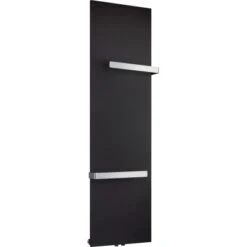 Badheizkörper Kerpen Mit Handtuchhalter 540W Schwarz 160x45 Cm -Startseite Umfassend 4048121195850 S02 240321 L