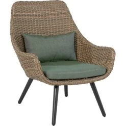 Balkonmöbel-Set Aliceville 3-teilig Polyrattan Grün-Grau 22 Balkonmöbel-Set Aliceville 3-teilig Polyrattan Grün-Grau -Startseite Umfassend 4048124977651 S02 250618