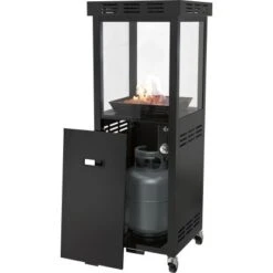 Gaskamin Ridera 6,5 KW Mit Panoramaglas Und Lava-Deko-Steinen -Startseite Umfassend 4048126602964 A02 090720 L