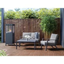 Gaskamin Ridera 6,5 KW Mit Panoramaglas Und Lava-Deko-Steinen -Startseite Umfassend 4048126602964 AB02 070820