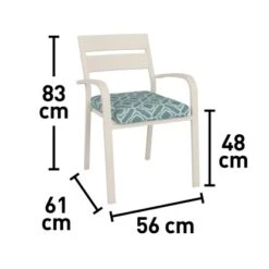 Stapelstuhl Prata Mit Sitzkissen 83 Cm X 56 Cm X 61 Cm 16 Stapelstuhl Prata Mit Sitzkissen 83 Cm X 56 Cm X 61 Cm -Startseite Umfassend 4048126613403 VM01 171120