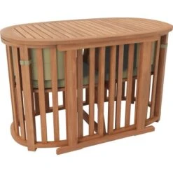 Balkonset Hervey Bay FSC® Naturfarben 3-teilig -Startseite Umfassend 4048126614226 S02 110820