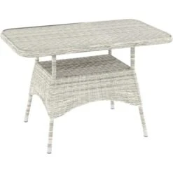 Lounge-Set Kalgan 6-teilig Wicker Eisgrau (B-Ware) -Startseite Umfassend 4048126625642 100