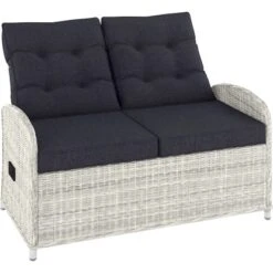 Lounge-Set Kalgan 6-teilig Wicker Eisgrau (B-Ware) -Startseite Umfassend 4048126625642 40