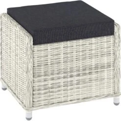 Lounge-Set Kalgan 6-teilig Wicker Eisgrau (B-Ware) -Startseite Umfassend 4048126625642 90