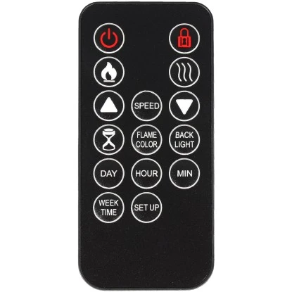 El Fuego Elektrokamin Aarau II Schwarz 900/2000 W 8 El Fuego Elektrokamin Aarau II Schwarz 900/2000 W – Bild 8