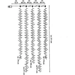 Amare LED-Clusterlichterkette Lichtervorhang Weiß 15 Amare LED-Clusterlichterkette Lichtervorhang Weiß -Startseite Umfassend 4251083910151 4655 06