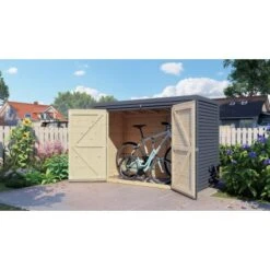 Bertilo Gartenschrank Box Bike 103 Cm X 207 Cm Anthrazit FSC® -Startseite Umfassend 42686005288 11021300 AB 03