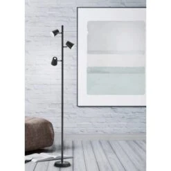 Trio LED Stehleuchte Narcos Schwarz Matt 1540 Mm X 280 Mm X 180 Mm -Startseite Umfassend 593487 2451 9