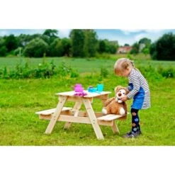 Timbela Kindersitzgarnitur Holz M012-1 Klein -Startseite Umfassend 60827950648 11023400 AB 04