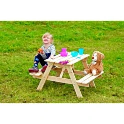 Timbela Kindersitzgarnitur Holz M012-1 Klein -Startseite Umfassend 60827950648 11023400 AB 05