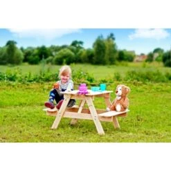 Timbela Kindersitzgarnitur Holz M012-1 Klein -Startseite Umfassend 60827950648 11023400 AB 06