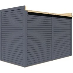 Bertilo Gartenschrank Box Bike 103 Cm X 207 Cm Anthrazit FSC® -Startseite Umfassend 742686005288 11021300 S 07