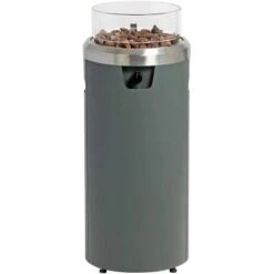 Buschbeck Terassenheizer Loungefeuer Faro Grau 7,5 KW -Startseite Umfassend 870668 4224 3