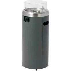 Buschbeck Terassenheizer Loungefeuer Faro Grau 7,5 KW -Startseite Umfassend 870668 4224 4