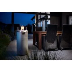 Buschbeck Terassenheizer Loungefeuer Faro Grau 7,5 KW -Startseite Umfassend 870668 4224 6