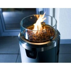 Buschbeck Terassenheizer Loungefeuer Faro Grau 7,5 KW -Startseite Umfassend 870668 4224 8