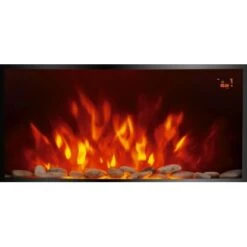 El Fuego Elektrokamin Davos (Zürich 2.0) Schwarz LED-Beleuchtung Dimmbar 2 KW -Startseite Umfassend 8 2240 AY6191 Detailfoto 7