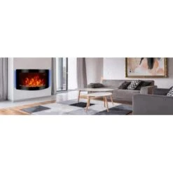 El Fuego Elektrokamin Davos (Zürich 2.0) Schwarz LED-Beleuchtung Dimmbar 2 KW -Startseite Umfassend 8 2240 AY6191 Milieufoto 2