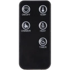 El Fuego Elektrokamin Umea 900/1000 W Regelbar Mit Fernbedienung -Startseite Umfassend 927216 2240 633 07