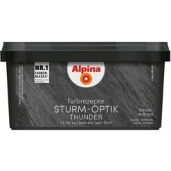 Alpina Farbrezepte Sturm-Optik Anthrazit 1 L